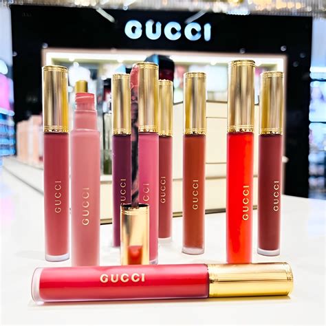 gucci gloss à lèvres lip gloss|Gucci limited edition lipstick.